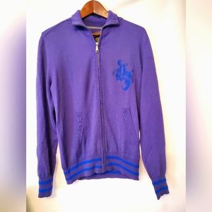 Versace Jeans purple zip up